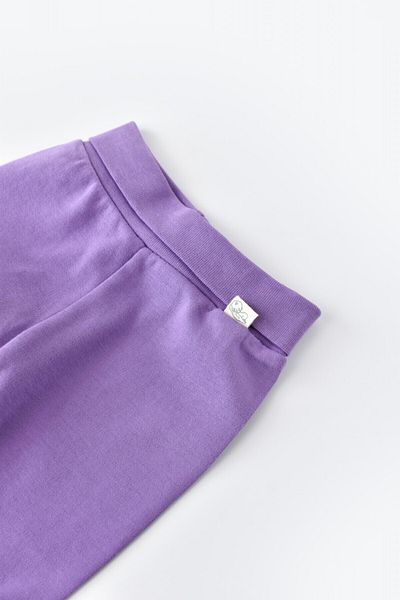 BabyCosy Pantaloni Cu Botosei - Bumbac Organic Mov