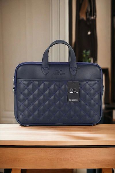 TB Terzi Bey حقيبة كمبيوتر محمول Case Club مقاس 13.3 بوصة و14 بوصة باللون الأزرق الداكن