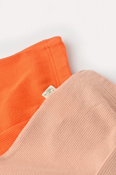 BabyCosy Set of 2 Unisex Baby Pants - Pomegranate/Peach,