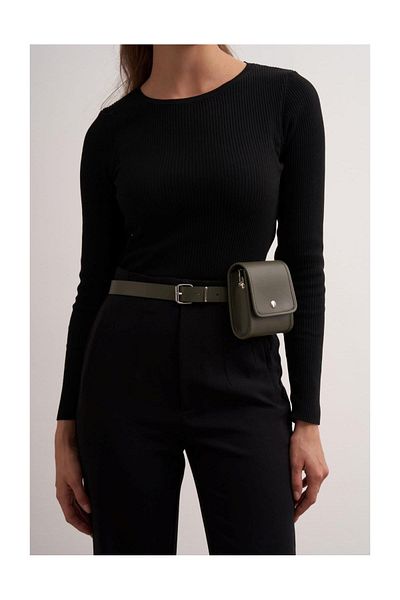 FUSHYA Bag Belt with Chain Detail