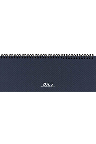 Keskin Color Yayınları Spiralli Haftalık Masa Ajandası Lacivert 12x33,5 AJ-65...