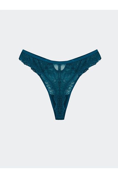 LC Waikiki Chiloți tanga fantezie LCW DREAM cu dantelă de ulei