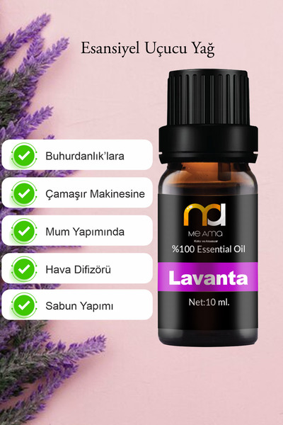 Hem Tütsü Lavanta Uçucu Yağ Buhurdanlık Yağı Aromaterapi Yağ Difizör Esansı B...