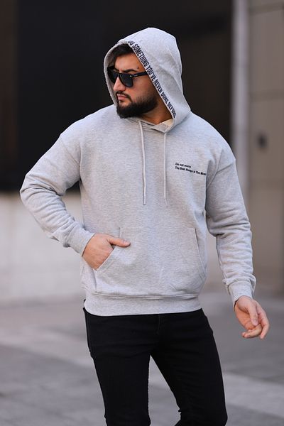 Newtime Ανδρικό φούτερ με κουκούλα Oversize Fleece