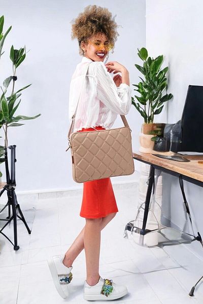 TB Terzi Bey غطاء كمبيوتر محمول مبطن مقاس 15 بوصة و16 بوصة - تصميم بوصة