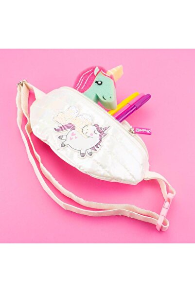 Girabrilla Geantă de talie pentru copii Puffer Unicorn