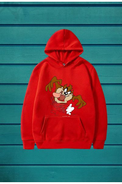 New Shine UNISEX MONO Hooded Sweatshirt Tan