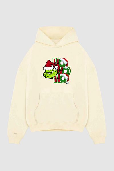 New Shine Φούτερ με κουκούλα με κουκούλα Unisex με κανονική εφαρμογή με μακρυμάνικη τσέπη GRINCH