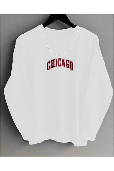 New Shine Chicago printed μαύρο μπλουζάκι