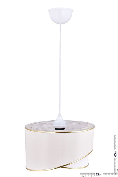 Emg DesiGn Ellipse 2 Tier Fabric Cake Chandelier Children's Room Bedroom Living Room Kitchen Hall