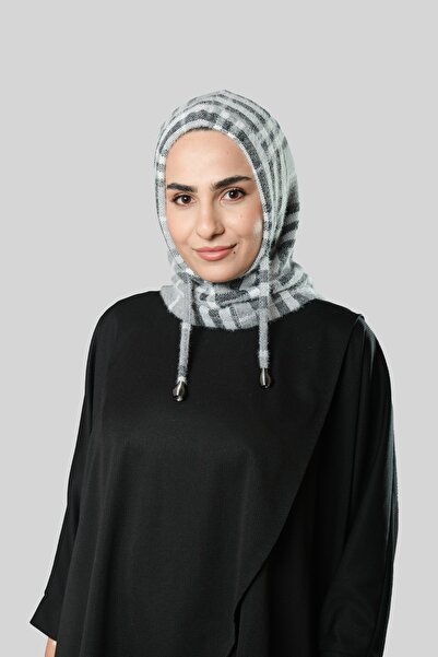 HÜRREMBONE SARAYDAN GELEN GÜZELLİK رمادي الدانتيل متابعة بالاكلافا الرقبة قبع...