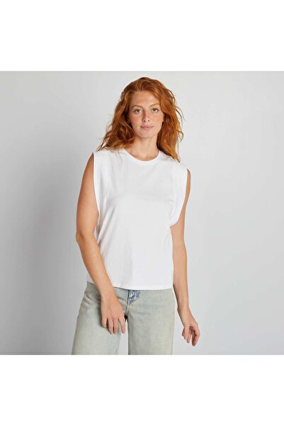 KIABI Sleeveless T-shirt white