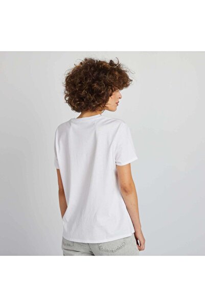KIABI Plain jersey T-shirt white