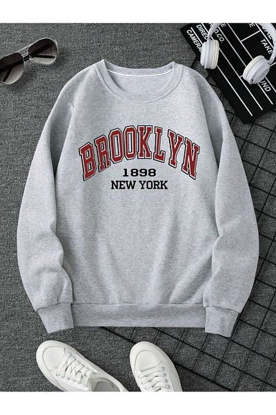 New Shine Φούτερ με κουκούλα Unisex με στάμπα