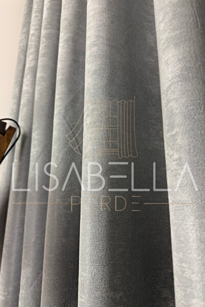 LisabellaHome Κουρτίνα φόντου - Σειρά Lisabella Luxury Velvet Textured