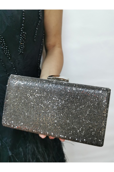 MODA Beegi̇ Concept Women's Evening Dress Stone Platinum Chain Wedding Night ...