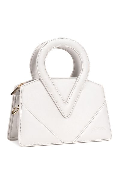NOTHING Regulus - Hand and Shoulder Bag with Gold Metal Accessories, Adjustable Strap