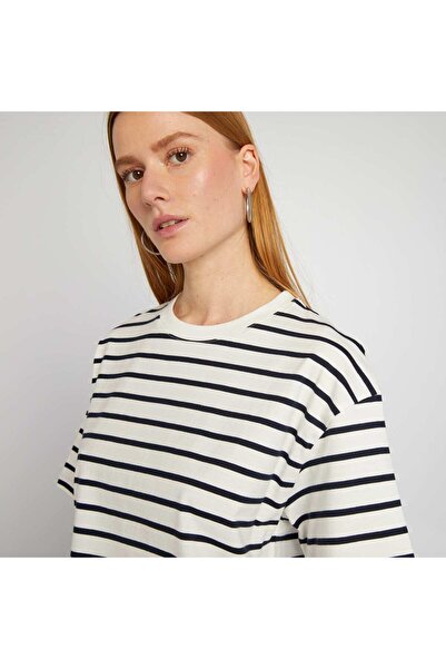 KIABI Oversized round neck T-shirt WHITE