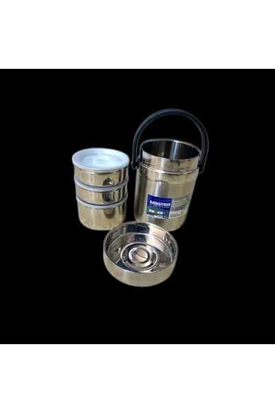 Master Steel Food Thermos 3Pcs Cycle Bowl Keeps 2Lt 10H Warm, 12H Cold