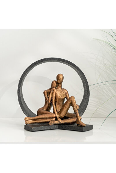 Deart İstanbul Aşk Çemberi Obje Büyük 29x31 Cm.