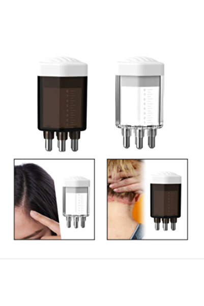 gaman أداة تطبيق فروة الرأس بزيت المصل سعة 8 مل - زجاجة للعناية بالشعر مع مشط...