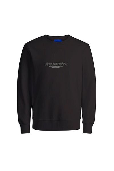 Jack & Jones Jorbronx Sweat Crew Fst Black