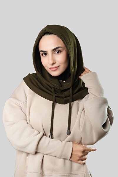 HÜRREM BONE الكاكي الدانتيل متابعة عارضة بالاكلافا الرقبة قبعة تريكو عادي 232...