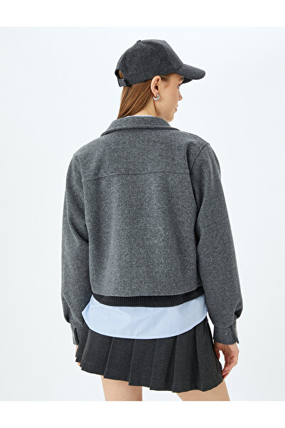 Koton Κλασικό τζάκετ με κουμπιά με κουμπιά με κουμπιά με κουμπιά