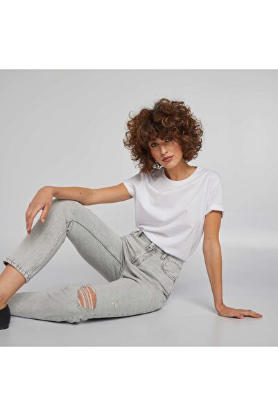 KIABI Plain jersey T-shirt white