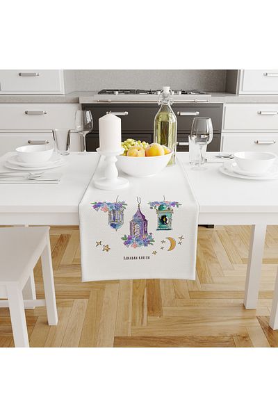 Filamente Ramadan Runner / Ramadan Pattern / Stain Resistant - Washable Micropetek Fabric 140x40