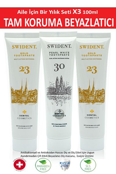 SWIDENT 3X Advantageous Family Set Toothpaste
