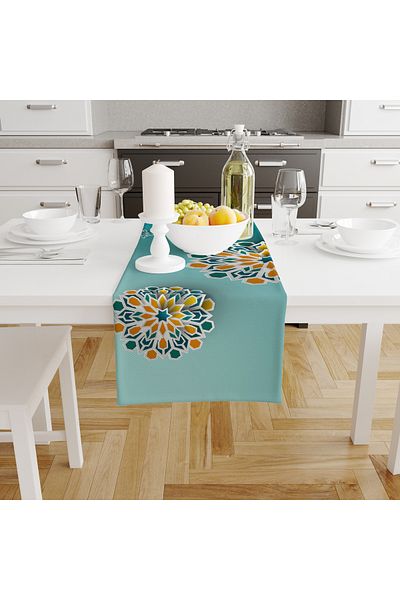 Filamente Ramadan Runner / Ramadan Pattern / Rezistent la pete - Tesatura Micropetek lavabila 140x40