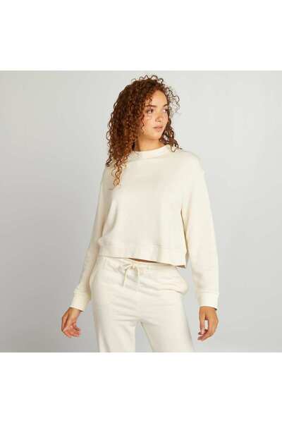 KIABI Cropped round-neck T-shirt GREY