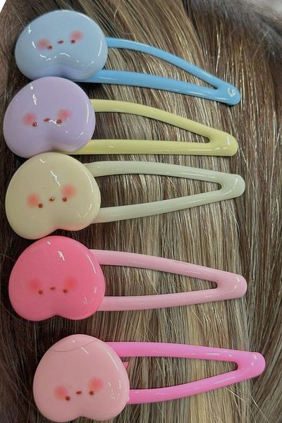 YOYOSO Heart Figured 5 Pieces Snap Buckle