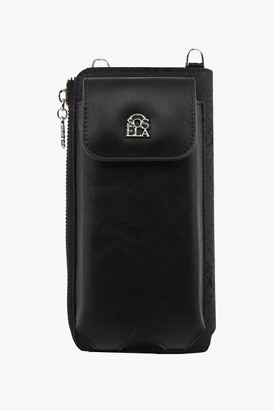 SOSELA 67-7171 Women's Fabric Black Crossbody Bag