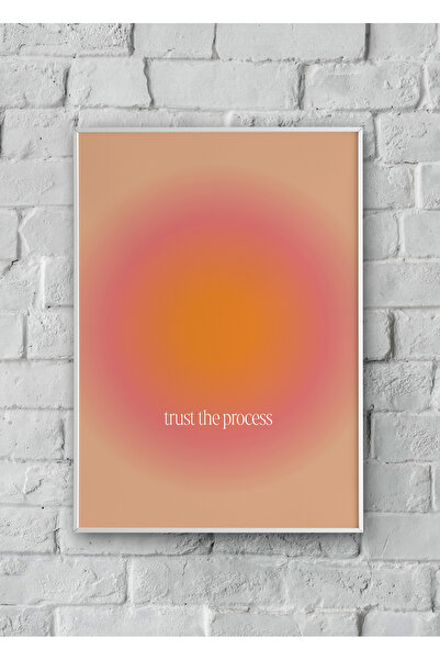 TREND "Trust the process" Poster Tablo