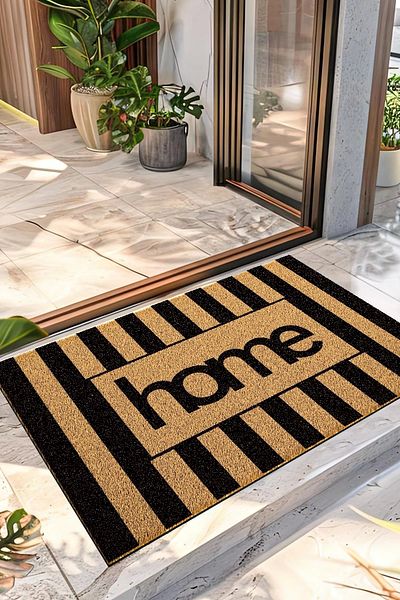 Decovetro Door Mat Striped Home Patterned Door Mat 40 X 60 cm
