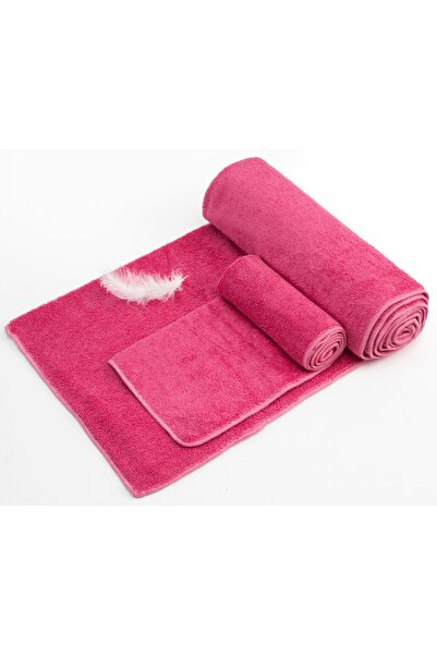 LUKCHE Microfiber Yoga Mat Havlusu, Pilates Havlusu 2 parça Köşe Cepli Ter Emici