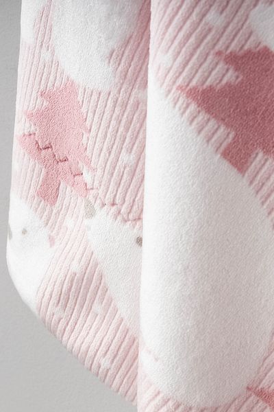 Bebitof Cute Teddy Bear Patterned Double Layer 100X120 Wellsoft Baby Blanket