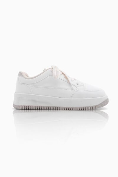 Marjin Női sneaker fűzős sportcipő Arye ECRU