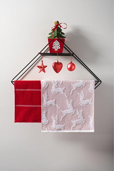 Ender Home Tulipano Новий рік 2-х предметний набір рушників – 30x50см