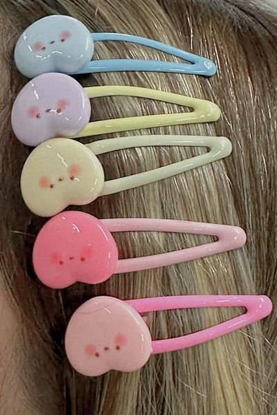 YOYOSO Heart Figured 5 Pieces Snap Buckle