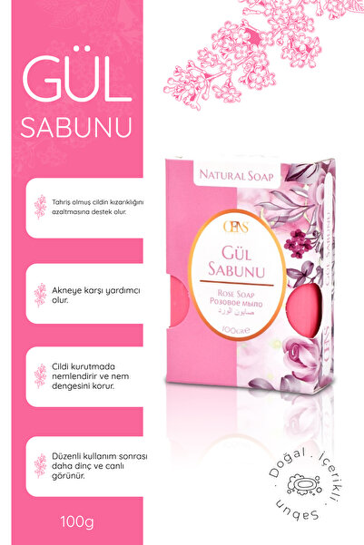 Gül Sabunu Cilt Yatıştırıcı Ve Canlandırıcı 100g