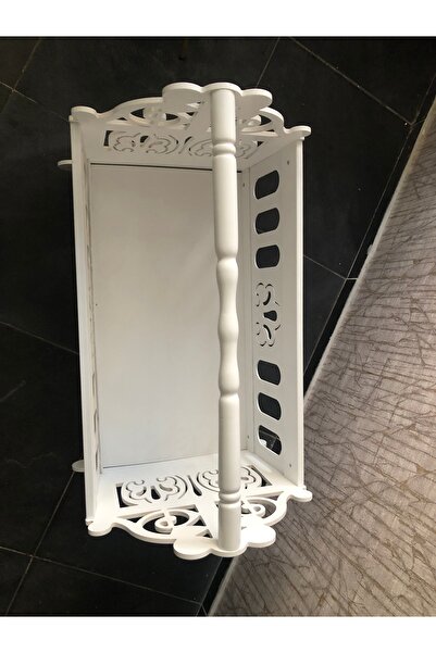 Sar Pakete Ahşap Sallanan Anne Yanı Beşik, Beyaz