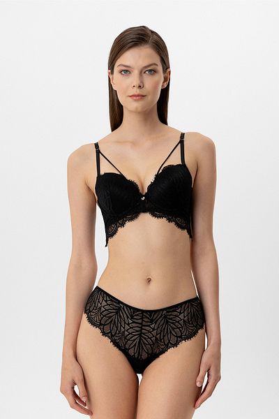 Pierre Cardin 4885 Milan Push Up Καλυμμένο Δαντελένιο Σετ σουτιέν
