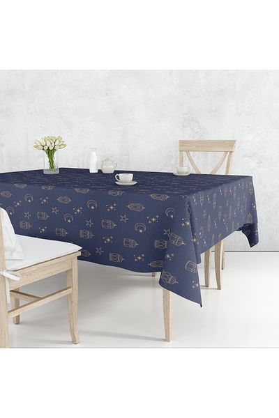 Filamente Ramadan Patterned Digital Print Tablecloth