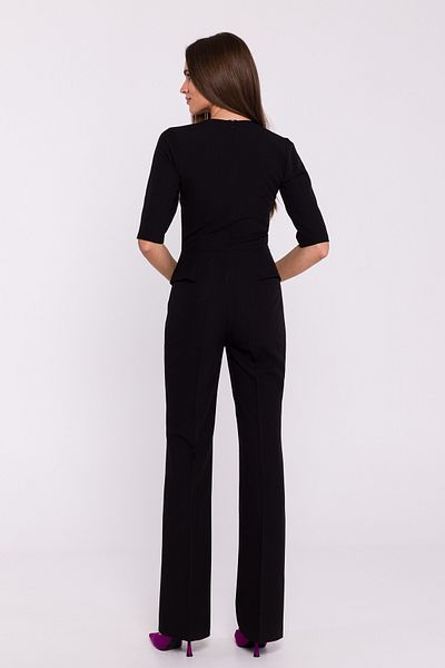 Stylove Elegantní dámský overal s peplum
