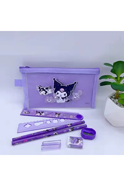 BSB GLOBAL Sanrio Kuromi My Melody Cinnamoroll Kırtasiye Seti 6 Parça Kırtasi...