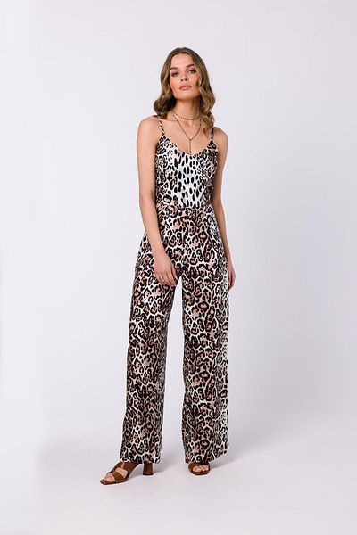Stylove Jumpsuit with wide legs and a print