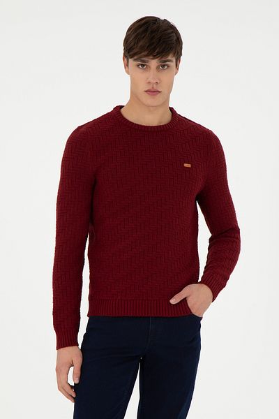 U.S. Polo Assn. Men's Burgundy Sweater 50297050 -Vr014